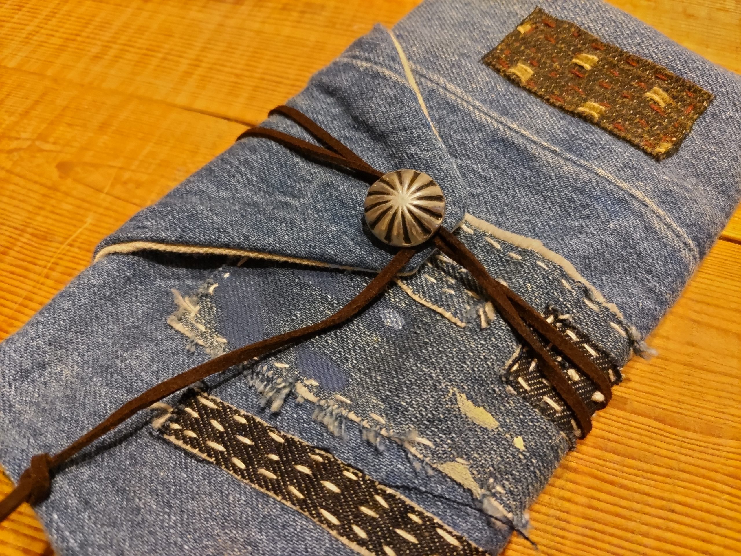 デニムちくちくBOOKカバー